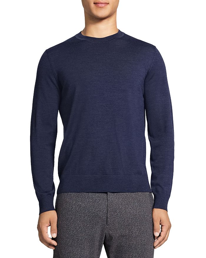 Crewneck Sweater Regal Wool Light Ivy - Theory Men