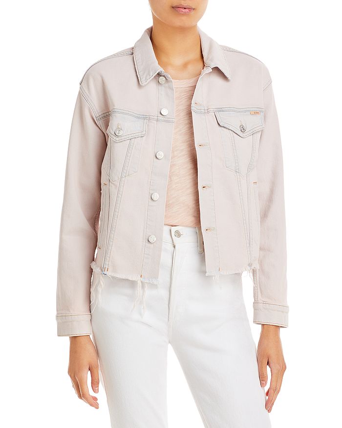 MOTHER The Cut Drifter Denim Jacket in Dunked in Trouble | Bloomingdale's