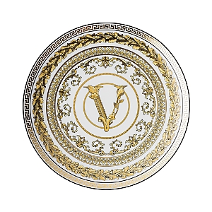 Versace Virtus Gala White Bread & Butter Plate