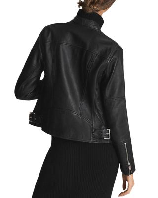 【海外限定】REISSレザージャケット☆Tallis Leather Biker Jack REISS Tallis Leather Biker Jacket | Bloomingdale's