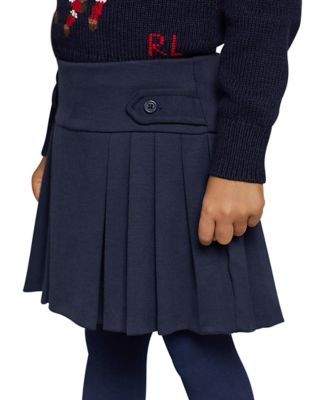 Girls' Pleated Ponte Skort - Little Kid