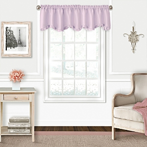 ELRENE HOME FASHIONS ADALINE NURSERY AND KIDS RUFFLED WINDOW VALANCE, 15 X 52