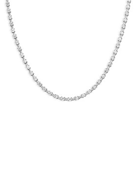 Bloomingdale's - Diamond Tennis Necklace in 14K White Gold, 4.40 ct. t.w. - 100% Exclusive
