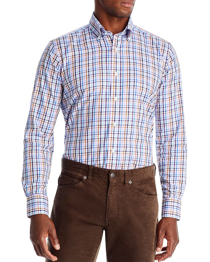 Peter Millar Classic Fit Plaid Sport Shirt Bloomingdale's