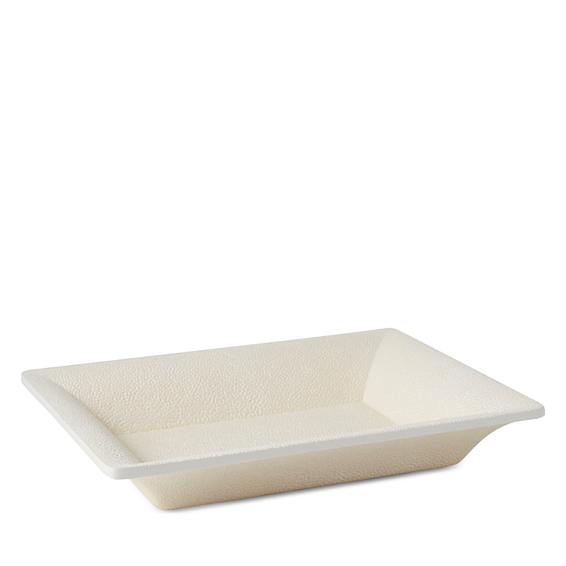 Aerin Shagreen Rectangular Vide Poche In Neutral