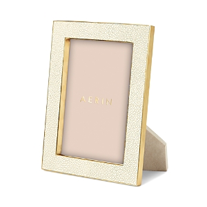 Aerin Classic Shagreen Frame, 5 X 7 In Cream