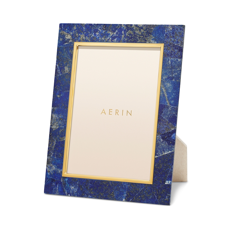 Aerin Cassiel Mosaic Picture Frame - 5" X 7" In Lapis