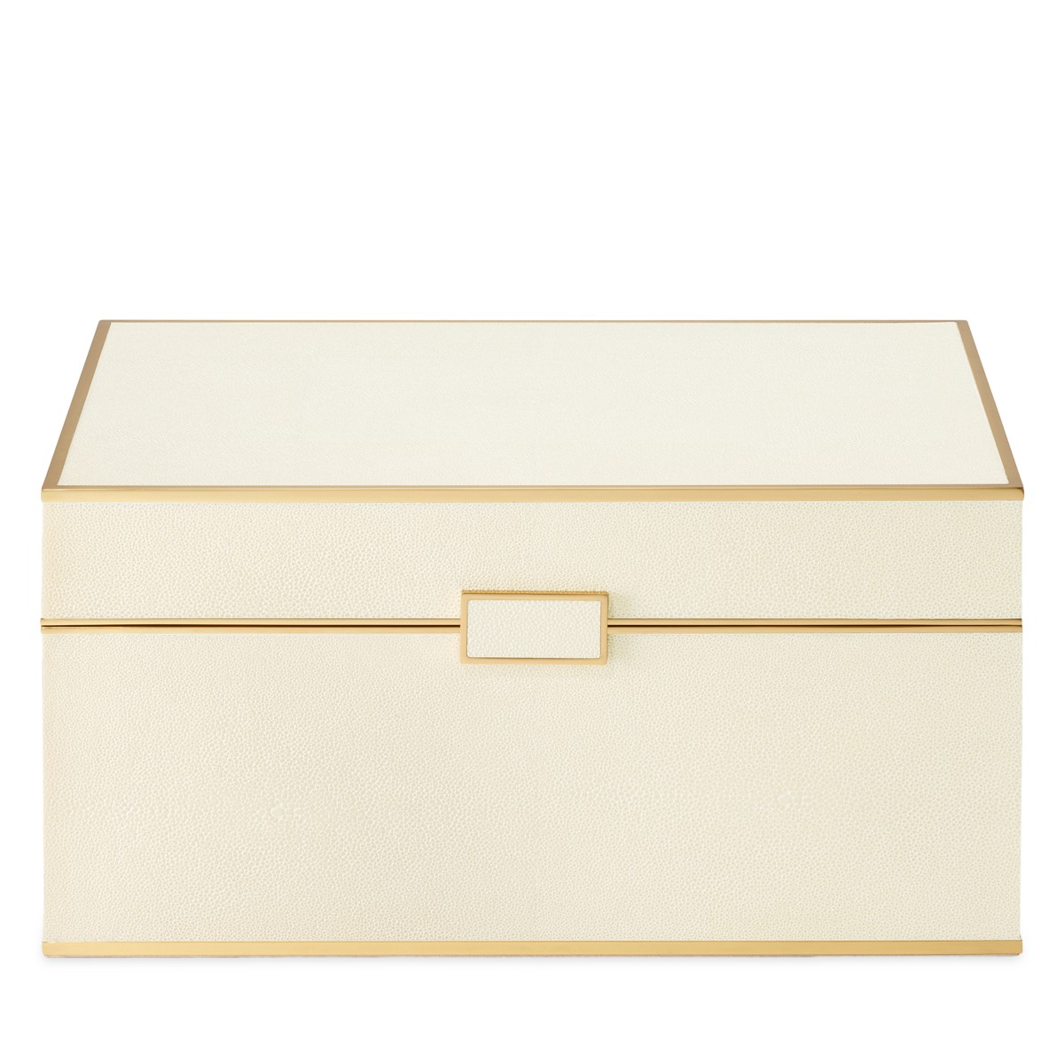 Aerin Classic Shagreen Bar Set in Cream