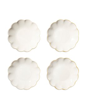AERIN - Scalloped Appetizer Plates, Set of 4