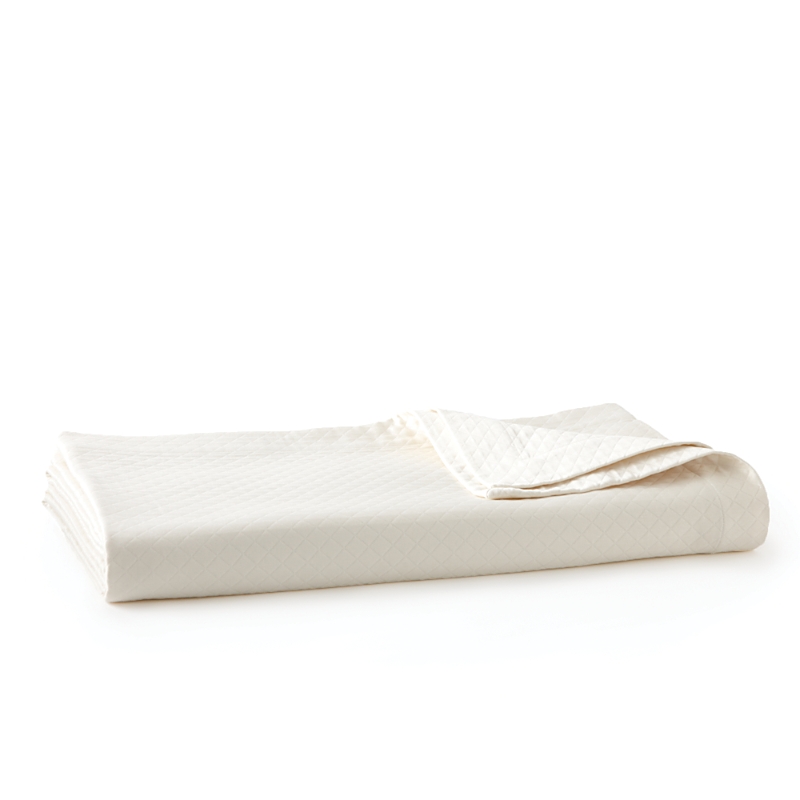 Sferra Long Staple Cotton Blanket In Ivory