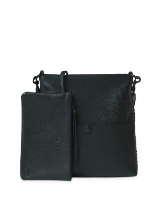 Iconic Slim Messenger Leather Crossbody Bag