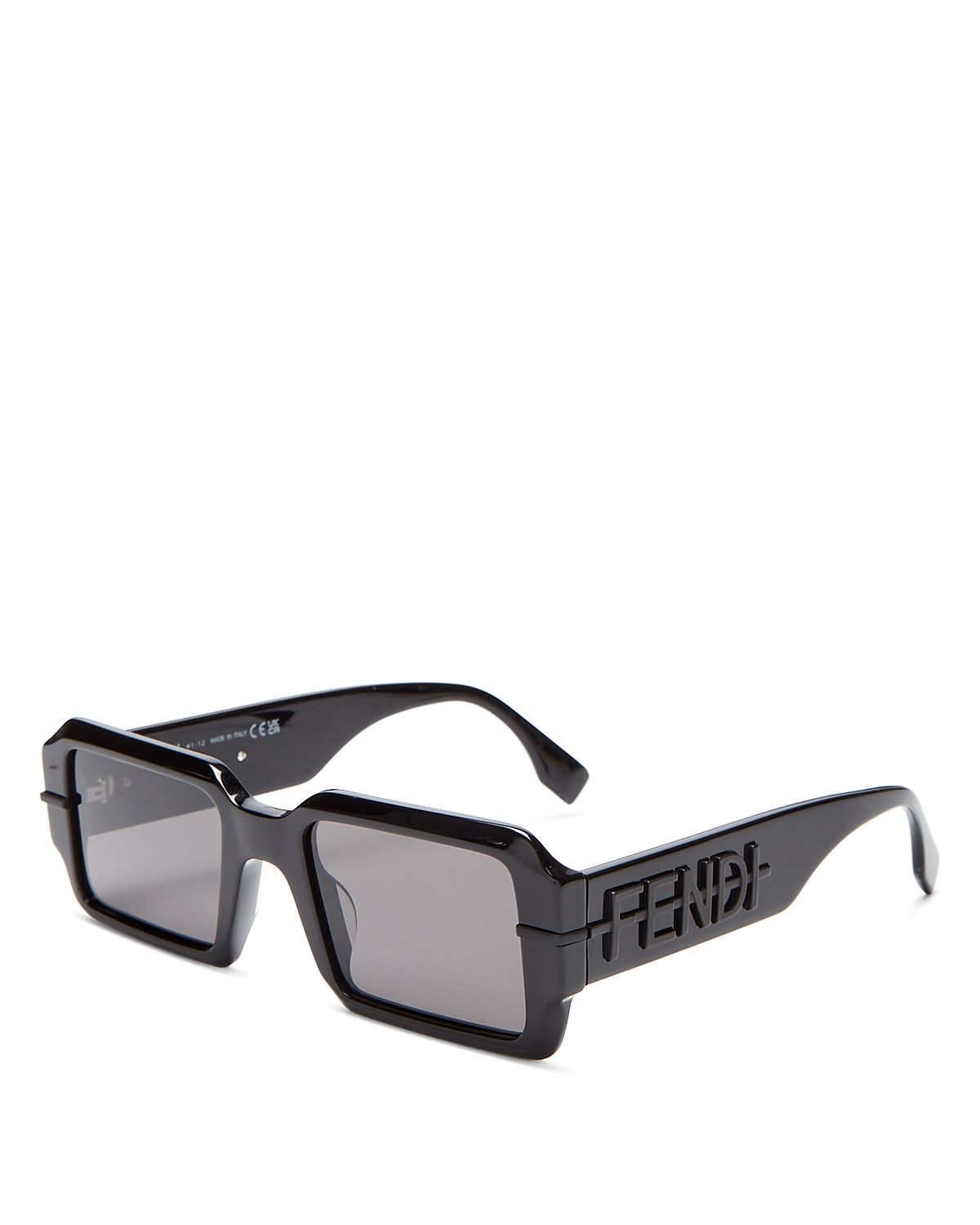 Fendi Fendigraphy Rectangular Sunglasses, 52mm