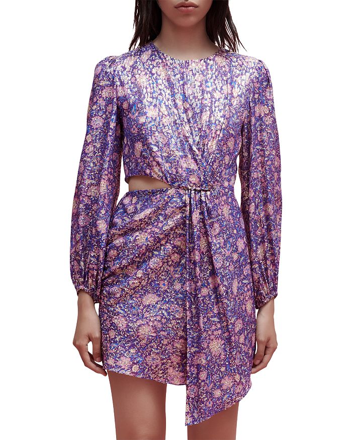 Maje Roletex Floral Cutout Dress Bloomingdale s