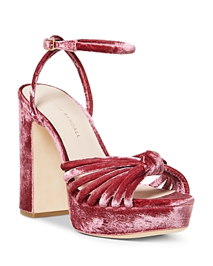 Loeffler Randall Women's Rivka Platform High Block Heel Sandals In Tea Rose