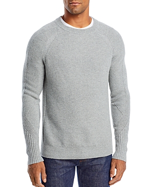Michael Kors Mixed Stitch Regular Fit Sweater In Heather Gray