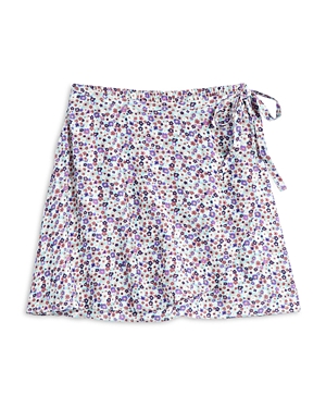 Katiejnyc Girls' Yvette Floral Wrap Skirt - Big Kid