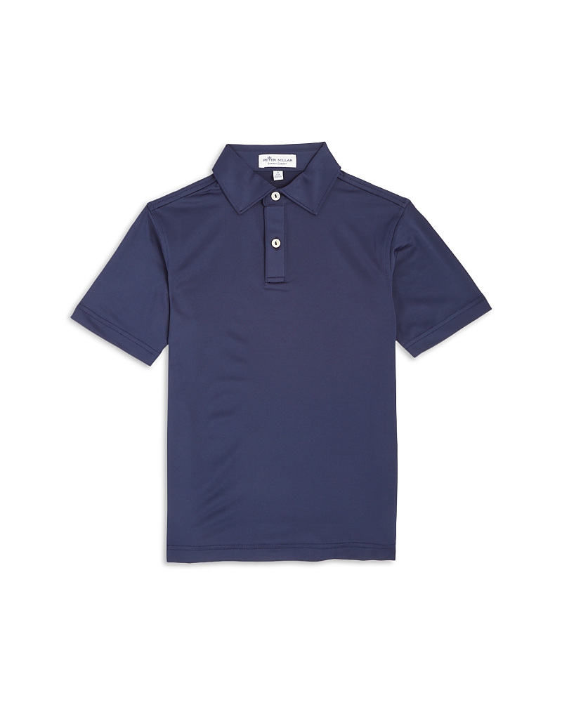 Peter Millar Boys' Solid Youth Performance Jersey Polo - Little Kid, Big Kid