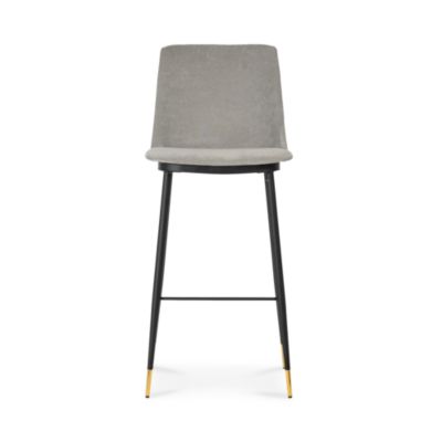 Evora Velvet Counter Stool, Set of 2