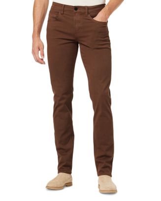 Hudson Blake Slim Straight Fit Jeans in Chocolate Brown | Bloomingdale's