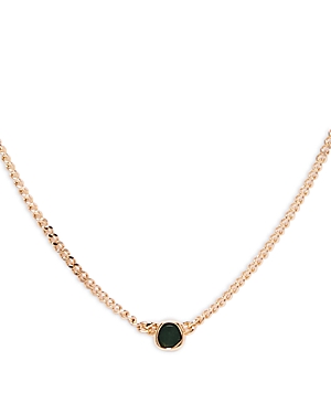 Allsaints Gemstone Pendant Necklace in Gold Tone, 16-18 Allsaints Gemstone Pendant Necklace in Gold Tone, 16-18