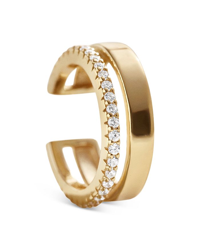 BAUBLEBAR Emely 18K Gold Plated CZ Ear Cuff Bloomingdale's