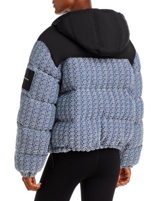 alexanderwang.t Logo Jacquard Puffer Coat | Bloomingdale's