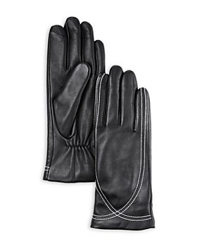 Fownes - Stitched Leather Tech Gloves