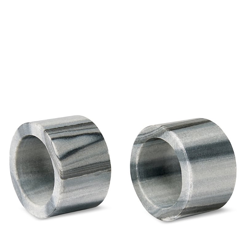 Sferra Anelli Napkin Ring, Set Of 2 In Grey