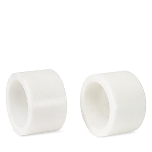 Sferra Anelli Napkin Ring, Set Of 2 In White