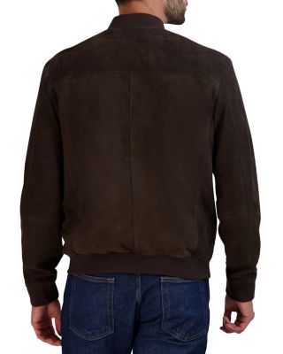 Suede Bomber Jacket