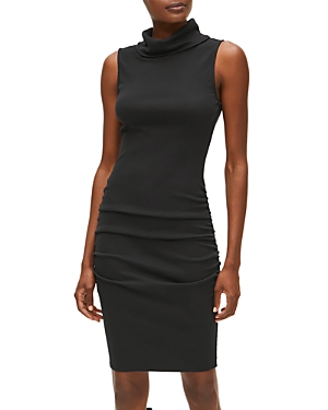 MICHAEL STARS MACY SLEEVELESS MOCK NECK DRESS