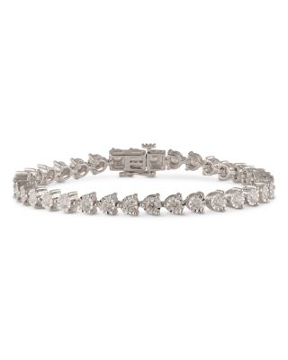 Bloomingdale's Round Diamond Bracelet In 14K White Gold, 3.0 Ct. T.w ...