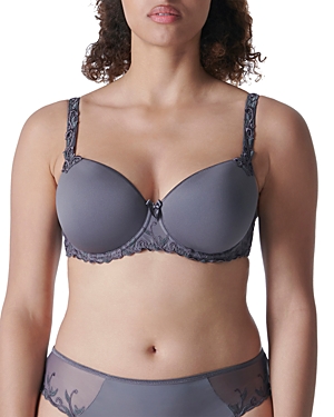 Simone Perele Andora 3d Molded Demi Bra In Pink Grey