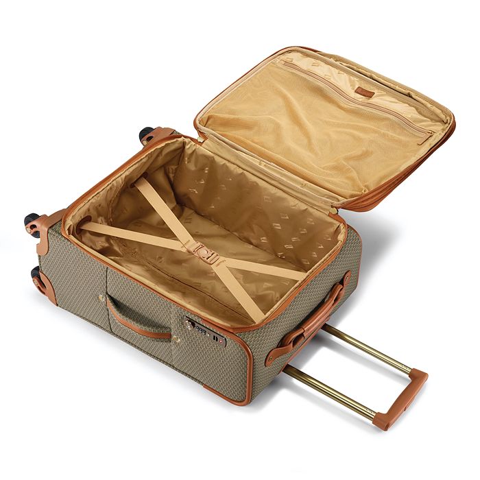 Shop Hartmann Carry On Spinner Suitcase In Natural Tan