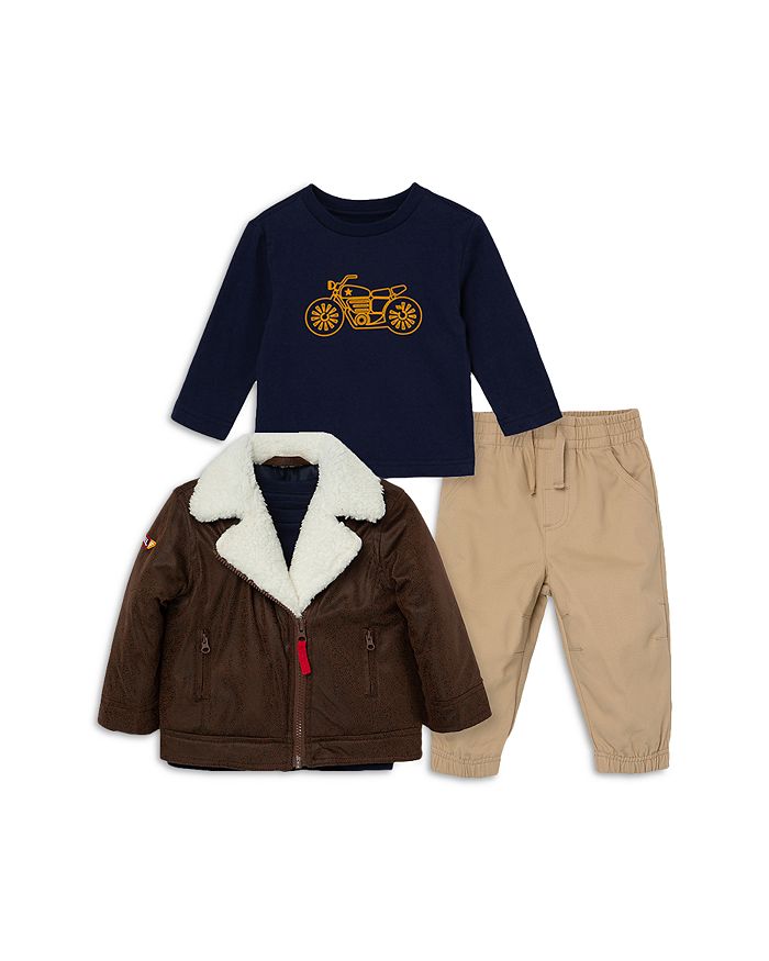 Baby boy biker jacket sales