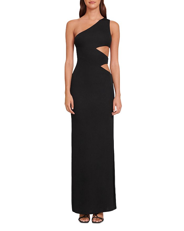 STAUD Letta One Shoulder Cutout Dress | Bloomingdale's