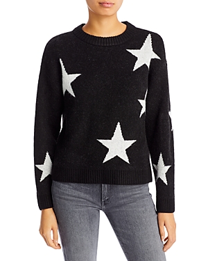 Aqua Star Crewneck Sweater - 100% Exclusive In Black/white