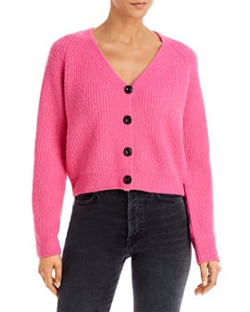 Pink Women's V-Neck Sweaters & Cardigans - Bloomingdale's