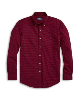 Classic Fit Plaid Twill Shirt