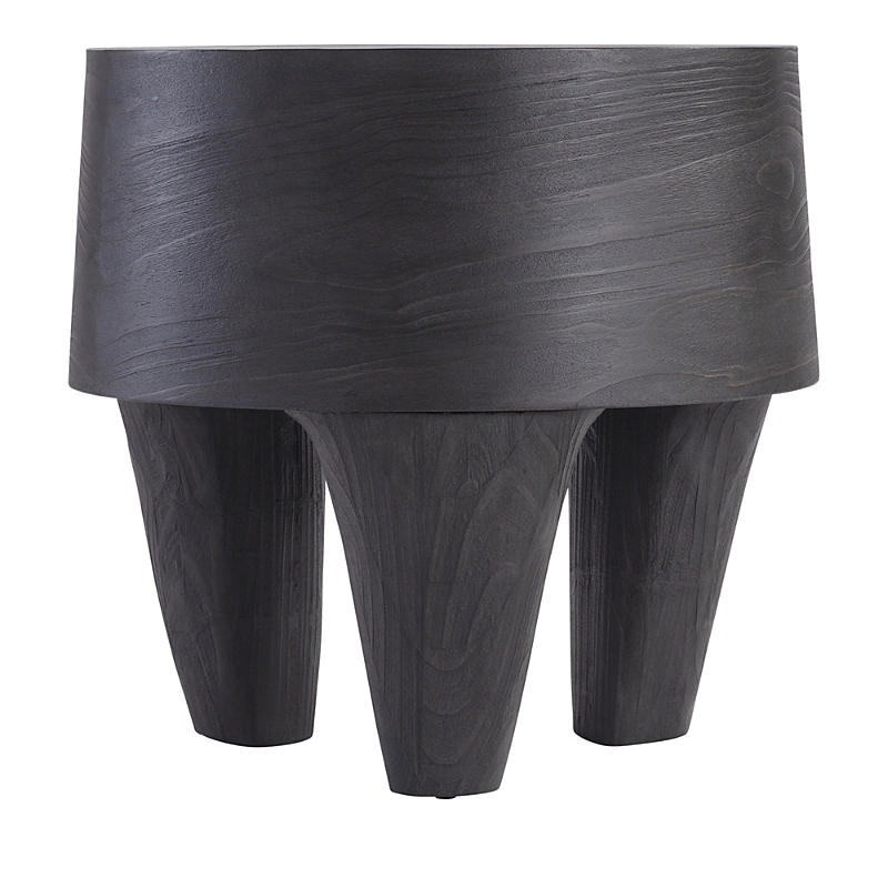 Bernhardt Katana Side Table In Blackened Pine