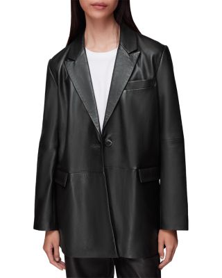 Whistles - Stina Leather Blazer