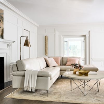 Corsica 2-Piece Leather Sectional