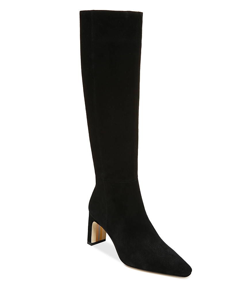 Sam Edelman Women's Sylvia Wide Calf Pointed Toe High Heel Boots