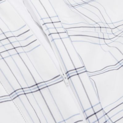 August Plaid Duvet Cover, King