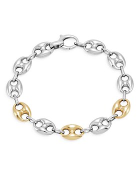Alberto Amati - 14K Yellow Gold & Sterling Silver Mariner Link Chain Bracelet