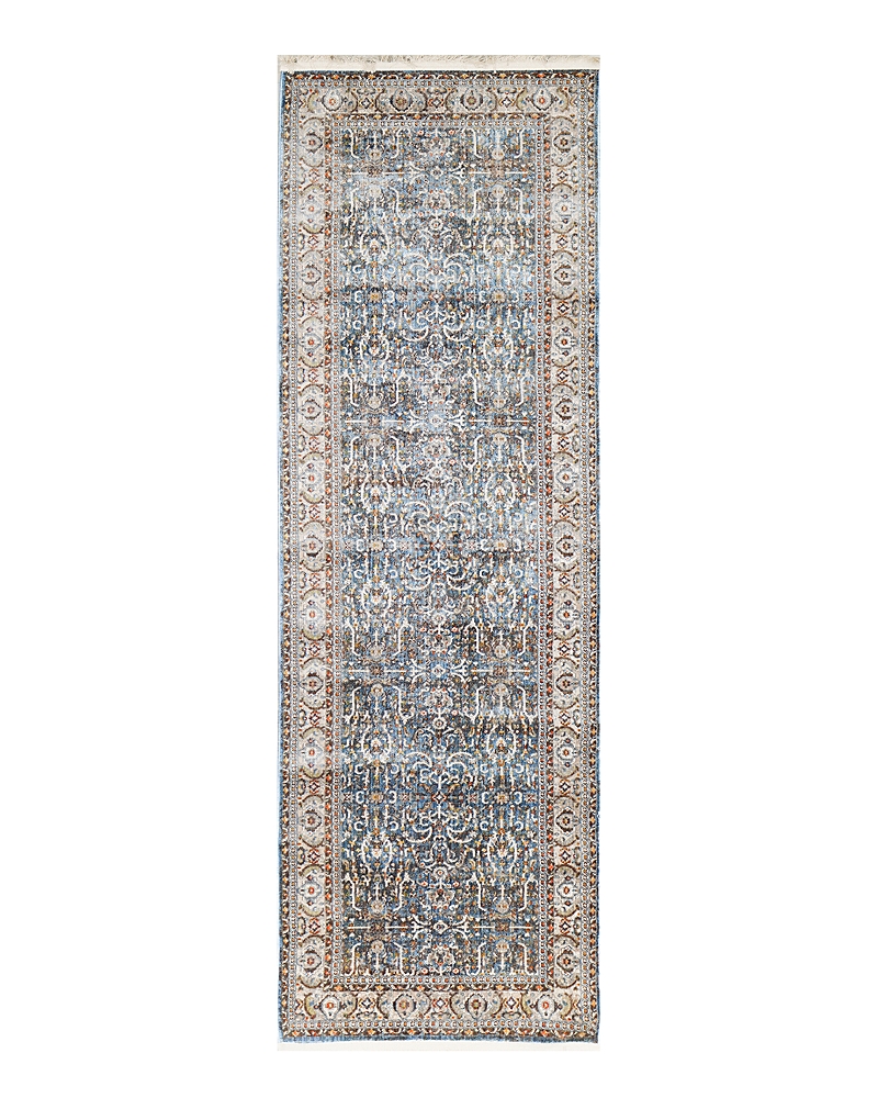 Bashian Century C192 Runner Area Rug, 2'6 X 8'6 In Blue