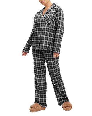 UGG® Ophelia Plaid Cotton Pajama Set Bloomingdale's