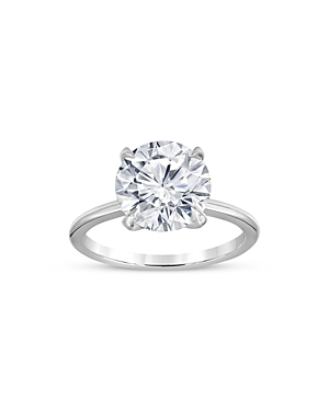 Bloomingdale's Certified Diamond Solitaire Ring in 14K White Gold, 3.0 ct. t.w. - 100% Exclusive
