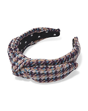 Lele Sadoughi Veronica Knotted Tweed Headband In Multi