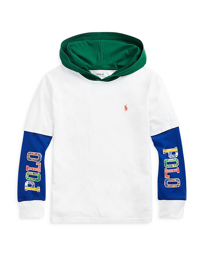 Polo hooded outlet tee